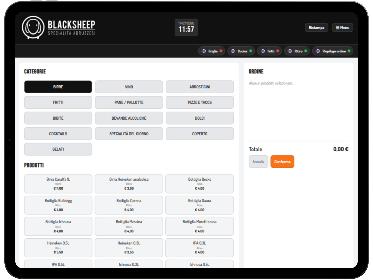 Blacksheep POS su iPad